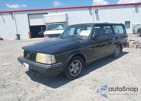 1992 Volvo 240 from USA, damaged, VIN YV1AW8807N1918524